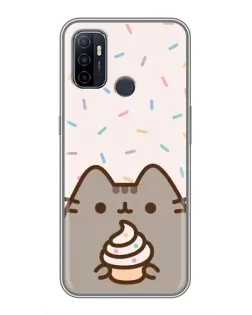 Чохол для OPPO A53 з картинкою «Пушин з кексом» Чохол для OPPO A53 з картинкою «Пушин з кексом»