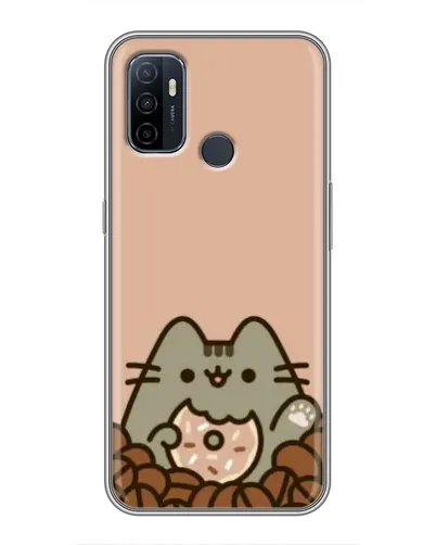 Чехол для OPPO A53 с картинкой «Кофейный Пушин» Чехол для OPPO A53 с картинкой «Кофейный Пушин»