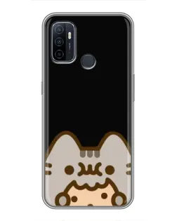 Чохол для OPPO A53 з картинкою «Пушин на чорному» Чохол для OPPO A53 з картинкою «Пушин на чорному»