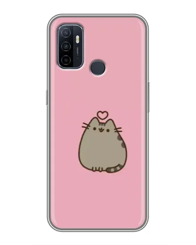 Чехол для OPPO A53 с картинкой «Pusheen сердце» Чехол для OPPO A53 с картинкой «Pusheen сердце»