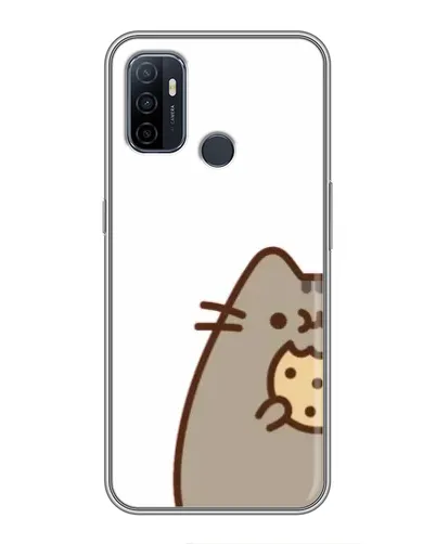 Чехол для OPPO A53 с картинкой «Пушин с печеньем» Чехол для OPPO A53 с картинкой «Пушин с печеньем»