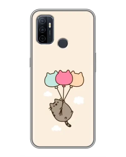 Чехол для OPPO A53 с картинкой «Пушин на шариках» Чехол для OPPO A53 с картинкой «Пушин на шариках»