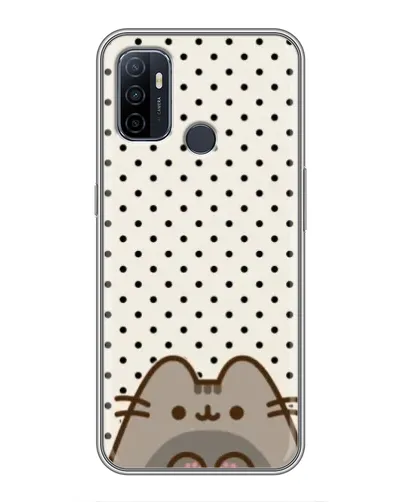 Чехол для OPPO A53 с картинкой «Пушин в горошек» Чехол для OPPO A53 с картинкой «Пушин в горошек»