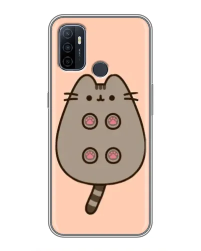 Чехол для OPPO A53 с картинкой «Пушин пузиком кверху» Чехол для OPPO A53 с картинкой «Пушин пузиком кверху»