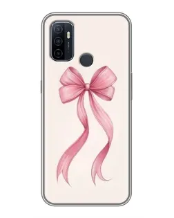 Чехол для OPPO A53 с картинкой «Розовый бант»
