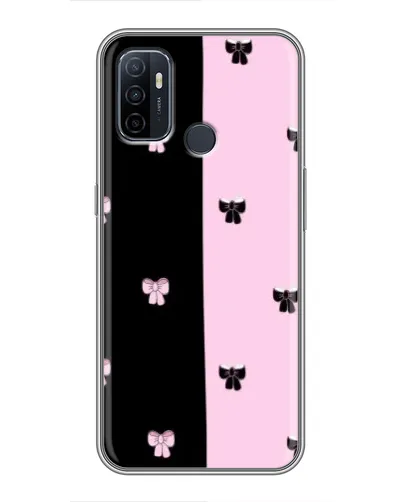 Чехол для OPPO A53 с картинкой «Контрастные банты»