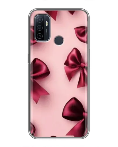 Чехол для OPPO A53 с картинкой «Бордовый атлас»