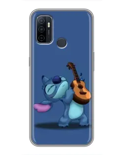 Чехол для OPPO A53 с картинкой «Стич с укулеле» Чехол для OPPO A53 с картинкой «Стич с укулеле»