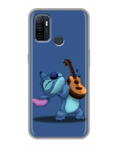 Чехол для OPPO A53 с картинкой «Стич с укулеле»