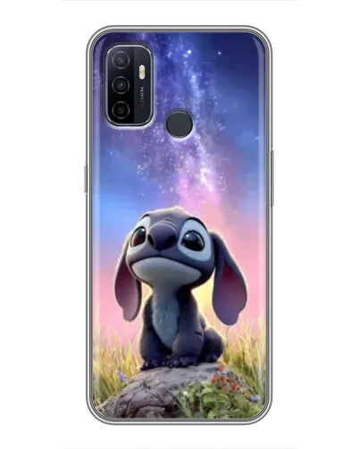 Чехол для OPPO A53 с картинкой «Стич на рассвете»