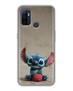 Чехол для OPPO A53 с картинкой «Стич на коричневом фоне» Чехол для OPPO A53 с картинкой «Стич на коричневом фоне»