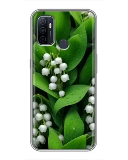Чехол для OPPO A53 с картинкой «Ландыши в зелени» Чехол для OPPO A53 с картинкой «Ландыши в зелени»