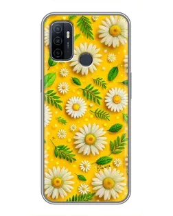 Чехол для OPPO A53 с картинкой «Ромашковое солнце» Чехол для OPPO A53 с картинкой «Ромашковое солнце»