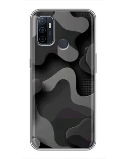 Чохол для OPPO A53 з картинкою «Темний абстрактний камуфляж» Чохол для OPPO A53 з картинкою «Темний абстрактний камуфляж»