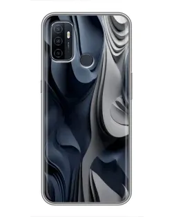 Чохол для OPPO A53 з картинкою «Об'ємні сині складки» Чохол для OPPO A53 з картинкою «Об'ємні сині складки»