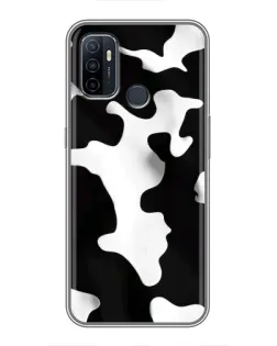 Чехол для OPPO A53 с картинкой «Черно-белое пятно» Чехол для OPPO A53 с картинкой «Черно-белое пятно»
