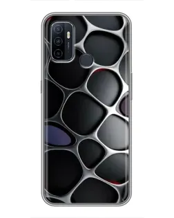 Чехол для OPPO A53 с картинкой «Объемная темная решетка» Чехол для OPPO A53 с картинкой «Объемная темная решетка»