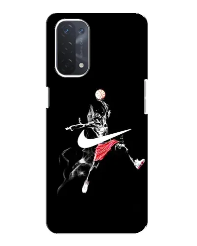 Чехол для OPPO A54 (5G) с картинкой «Jordan Jumpman» Чехол для OPPO A54 (5G) с картинкой «Jordan Jumpman»