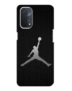 Чехол для OPPO A54 (5G) с картинкой «Jordan Dark Carbon»