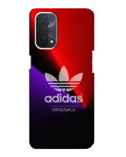 Чехол для OPPO A54 (5G) с картинкой «Adidas Red Neon»