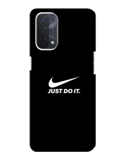 Чехол для OPPO A54 (5G) с картинкой «Минимализм от Nike» Чехол для OPPO A54 (5G) с картинкой «Минимализм от Nike»