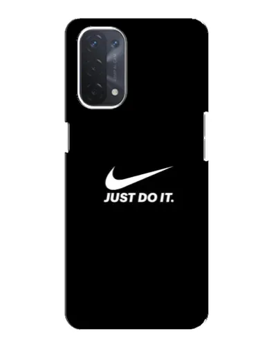 Чехол для OPPO A54 (5G) с картинкой «Минимализм от Nike»