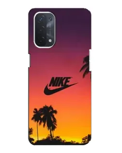 Чехол для OPPO A54 (5G) с картинкой «Nike на закате солнца» Чехол для OPPO A54 (5G) с картинкой «Nike на закате солнца»