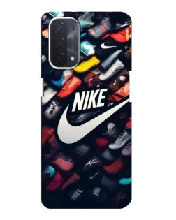 Чехол для OPPO A54 (5G) с картинкой «Коллекция кроссовок Nike» Чехол для OPPO A54 (5G) с картинкой «Коллекция кроссовок Nike»