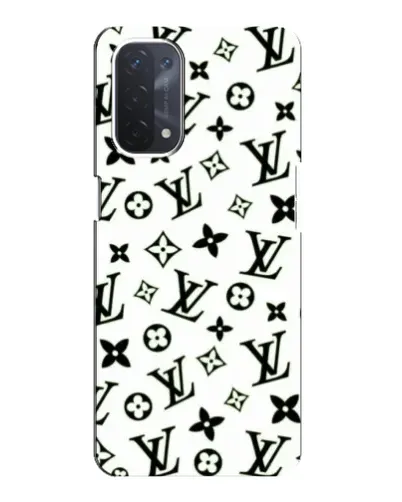 Чехол для OPPO A54 (5G) с картинкой «Монохромный хаос LV»