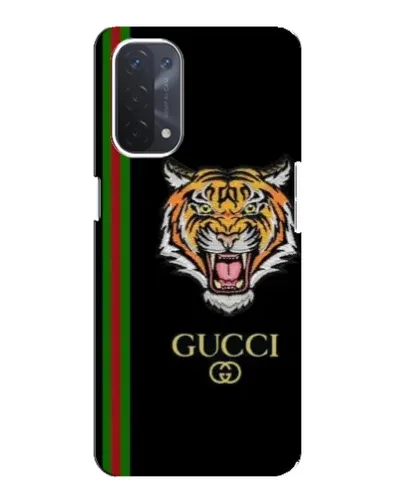 Чехол для OPPO A54 (5G) с картинкой «Тигр Gucci»