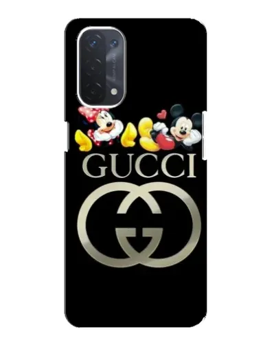 Чехол для OPPO A54 (5G) с картинкой «Gucci — герои Disney»