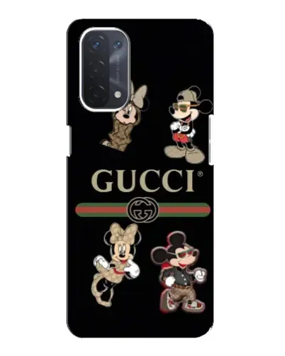 Чехол для OPPO A54 (5G) с картинкой «Gucci — герои Disney и монограмма» Чехол для OPPO A54 (5G) с картинкой «Gucci — герои Disney и монограмма»