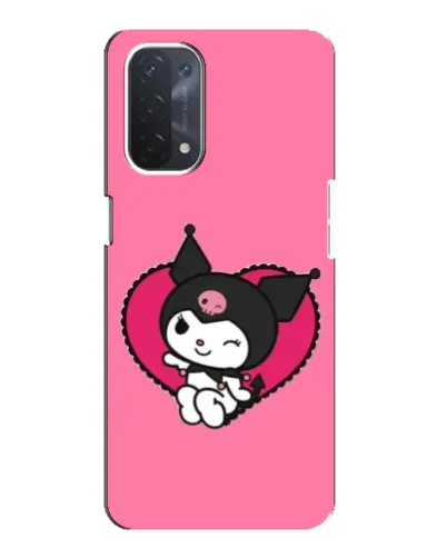Чехол для OPPO A54 (5G) с картинкой «Kuromi — любовь в сердце» Чехол для OPPO A54 (5G) с картинкой «Kuromi — любовь в сердце»
