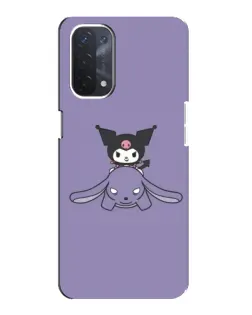 Чехол для OPPO A54 (5G) с картинкой «Kuromi на лиловом фоне» Чехол для OPPO A54 (5G) с картинкой «Kuromi на лиловом фоне»