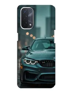 Чехол для OPPO A54 (5G) с картинкой «BMW в огнях города»