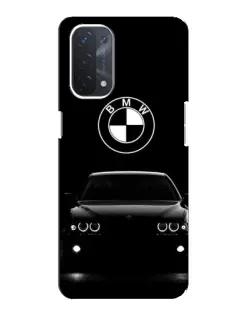 Чехол для OPPO A54 (5G) с картинкой «BMW — взгляд из темноты»