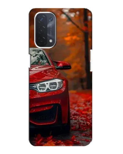 Чехол для OPPO A54 (5G) с картинкой «Осенняя BMW M4»