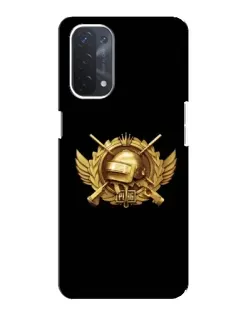 Чехол для OPPO A54 (5G) с картинкой «PUBG — оранжевый градиент»