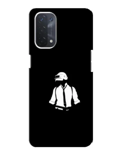 Чехол для OPPO A54 (5G) с картинкой «PUBG — белый шлем» Чехол для OPPO A54 (5G) с картинкой «PUBG — белый шлем»