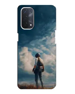 Чехол для OPPO A54 (5G) с картинкой «Герой PUBG на скале» Чехол для OPPO A54 (5G) с картинкой «Герой PUBG на скале»