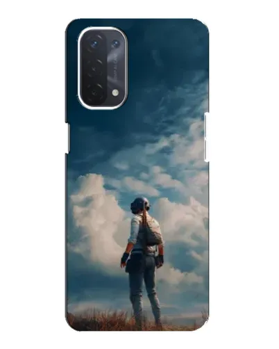 Чехол для OPPO A54 (5G) с картинкой «Герой PUBG на скале» Чехол для OPPO A54 (5G) с картинкой «Герой PUBG на скале»