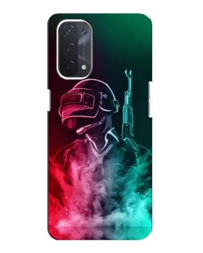 Чехол для OPPO A54 (5G) с картинкой «PUBG — огненный воин» Чехол для OPPO A54 (5G) с картинкой «PUBG — огненный воин»