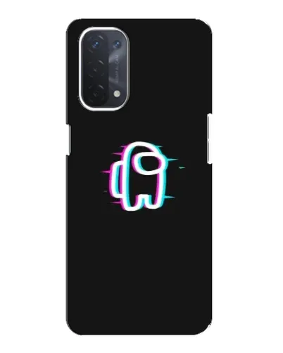 Чехол для OPPO A54 (5G) с картинкой «Among Us неон» Чехол для OPPO A54 (5G) с картинкой «Among Us неон»