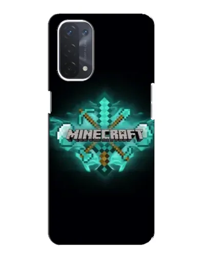 Чехол для OPPO A54 (5G) с картинкой «Minecraft Diamond лого» Чехол для OPPO A54 (5G) с картинкой «Minecraft Diamond лого»
