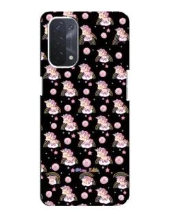 Чехол для OPPO A54 (5G) с картинкой «Magic Unicorn паттерн»