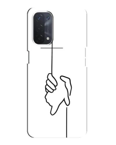 Чехол для OPPO A54 (5G) с картинкой «Рука держит»