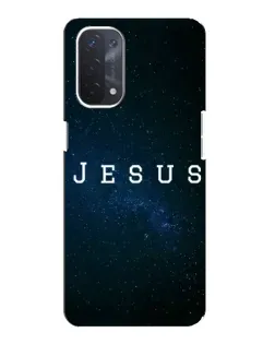 Чехол для OPPO A54 (5G) с картинкой «Звездное небо Jesus»