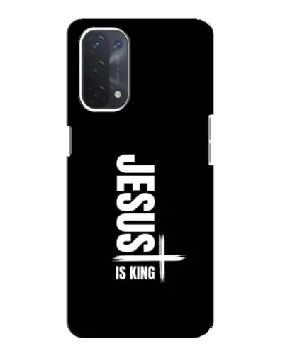 Чехол для OPPO A54 (5G) с картинкой «Вертикаль веры Jesus»