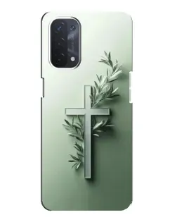 Чехол для OPPO A54 (5G) с картинкой «Оливковая ветвь»