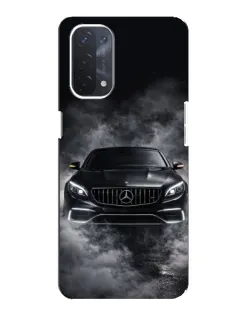 Чехол для OPPO A54 (5G) с картинкой «Mercedes в дыму»